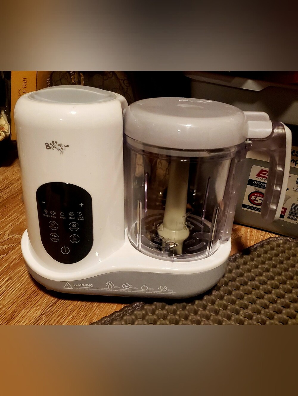 BEAR BWhite Multi-Function Baby Food Processor/maker